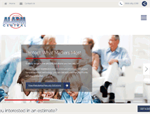 Tablet Screenshot of alarmcentralinc.com